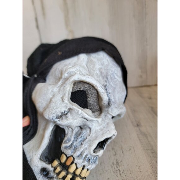 Halloween grim reaper skull head skeleton prop home decor‎ figure - Picture 10 of 11
